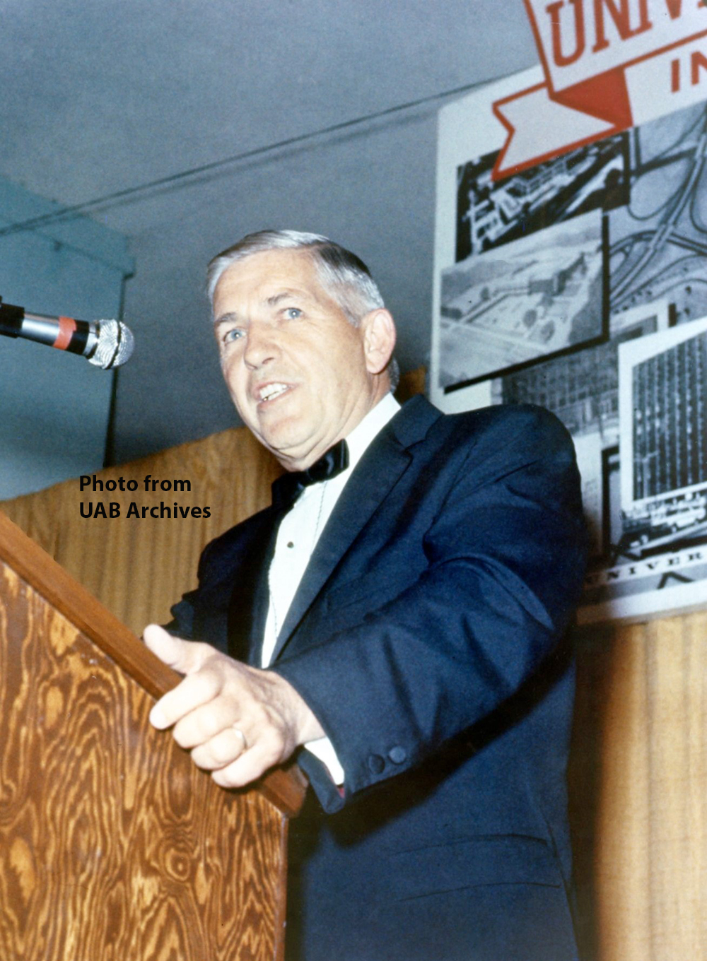 Volker speaks at testimonial dinner, September 5, 1969