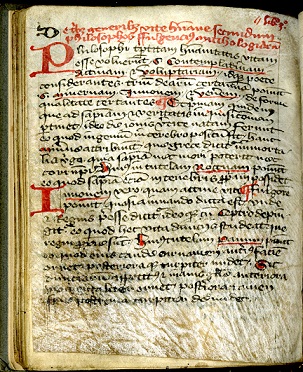 Folio 17v from Tractatus de Magnete et Operationibus eius (England, 14th century)