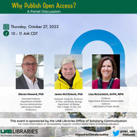 Why Publish Open Access? A Panel Discussion