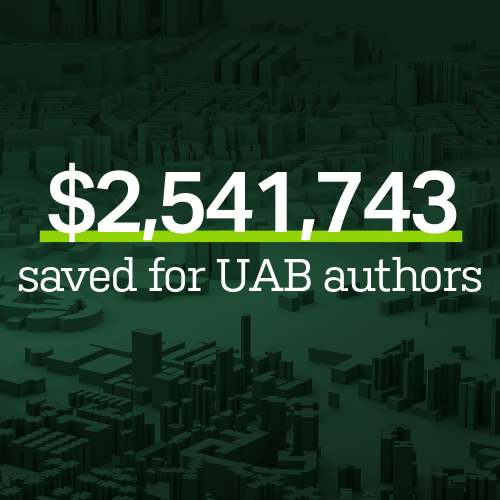$2,541,743 saved for UAB authors