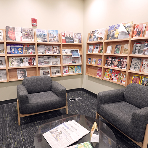 Relax in the new reading nook on Sterne’s first floor