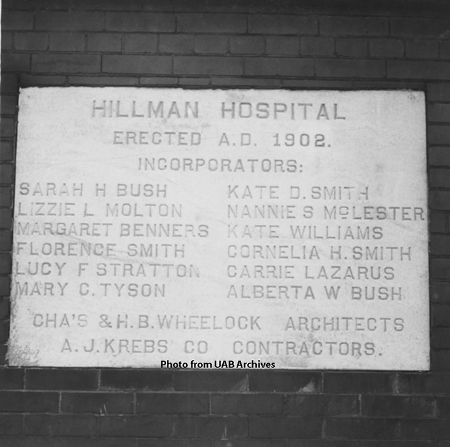 Hillman Hospital Cornerstone