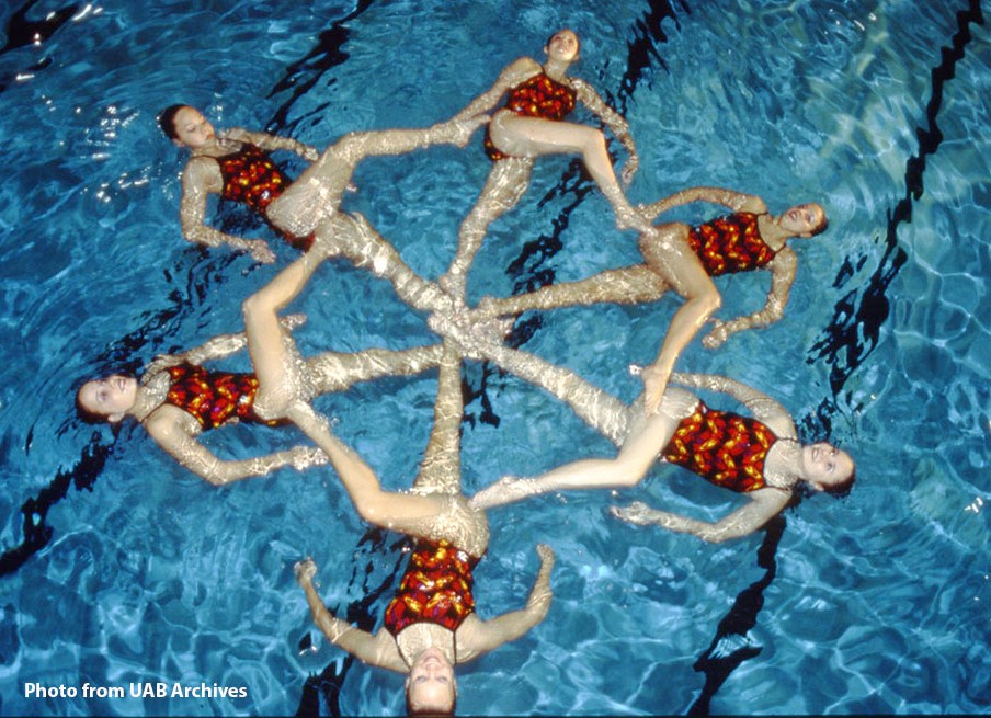 UAB Women’s Synchronized Swimming team, circa 2000