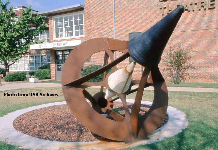 UAB outdoor sculpture, circa 2000