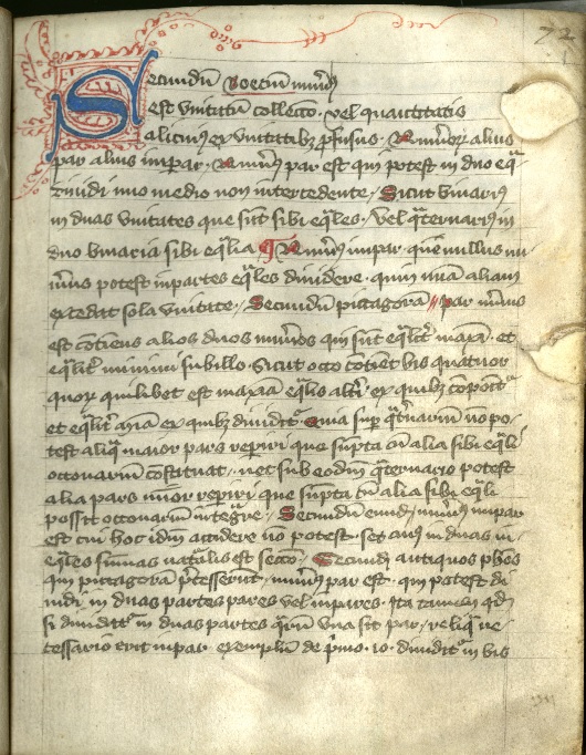 Anglicana bookhand, Petrus Peregrinus manuscript