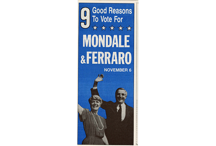 Mondale And Ferraro   Widget 1984