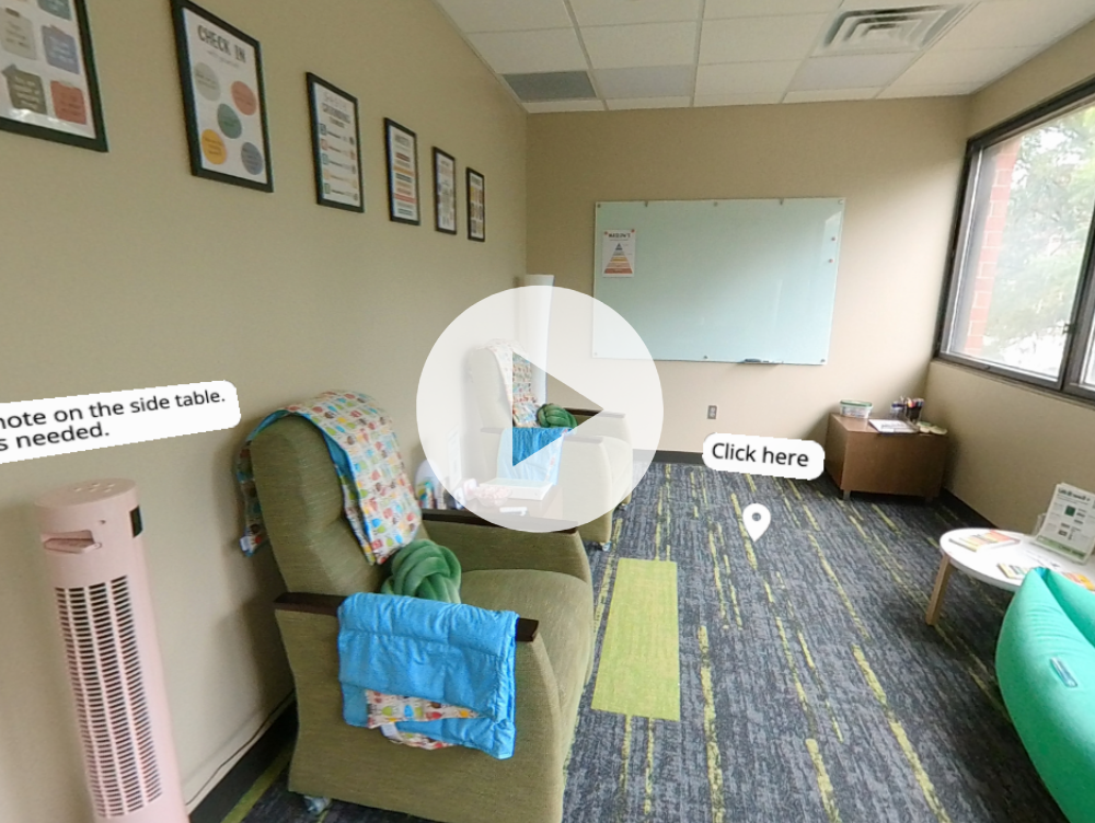 Take a virtual tour of Sterne Library's sensory room